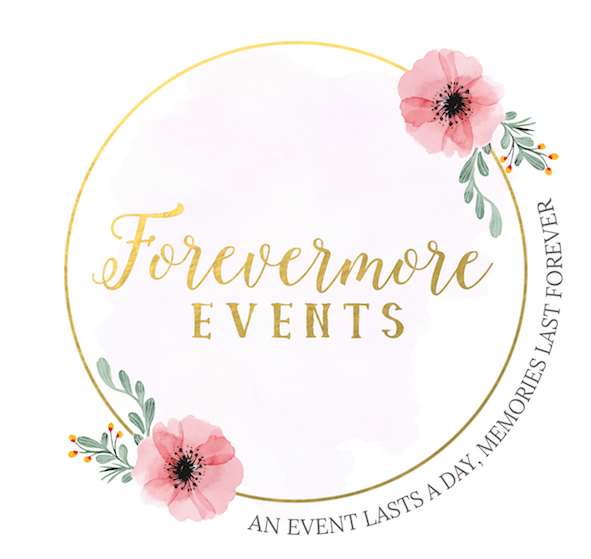 Forevermore Events logo. They are a florry partner to provide all-inclusive Wedding Styling.