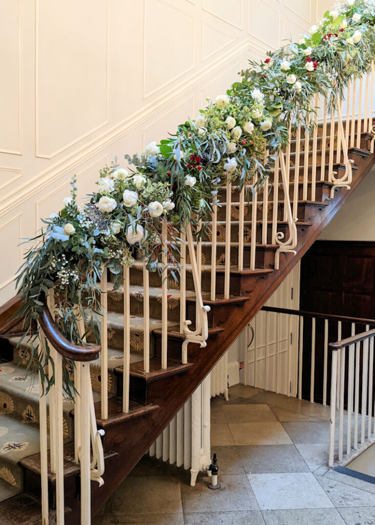 Offley Manor Staircase Flowery Staircase